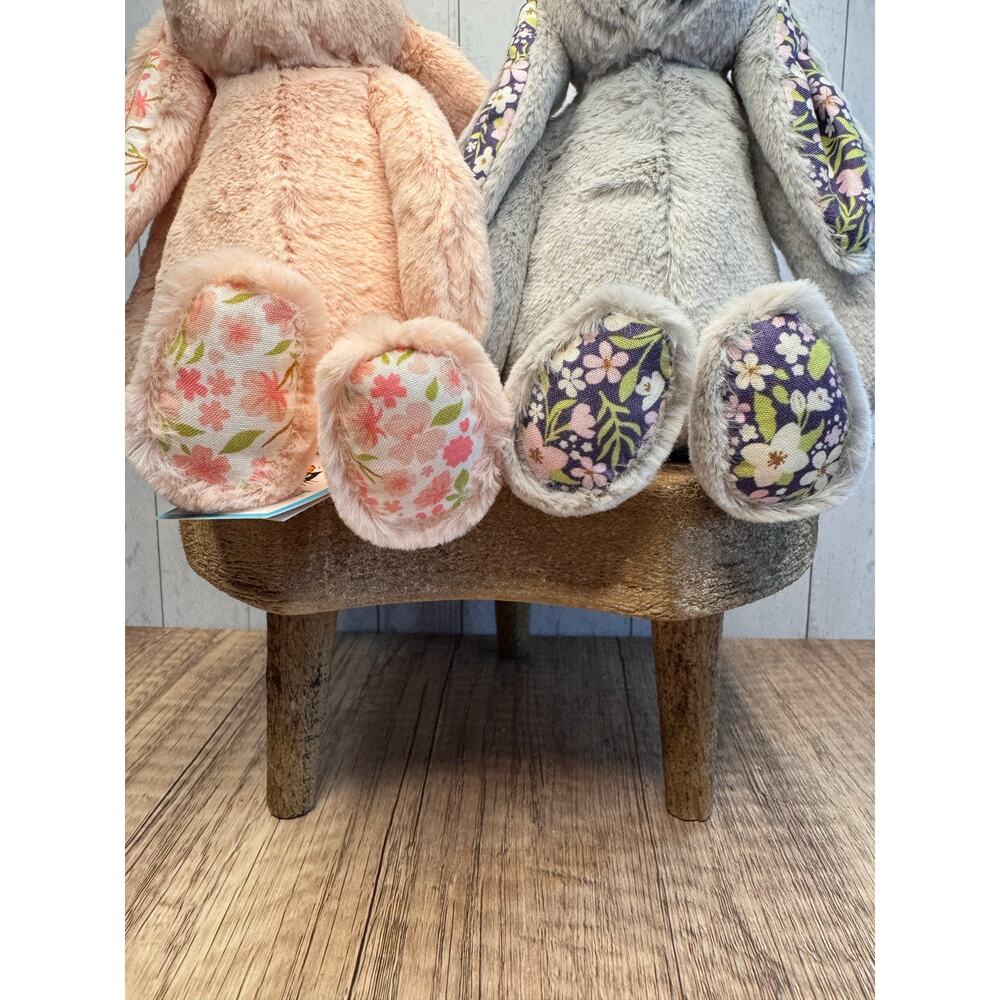 BUNNY BUNDLE Small Blush Bunny Cherry Silver Bunny Bloom Jellycat Bashful Bunny - Picture 4 of 6